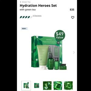 INNISFREE green tea hydration set